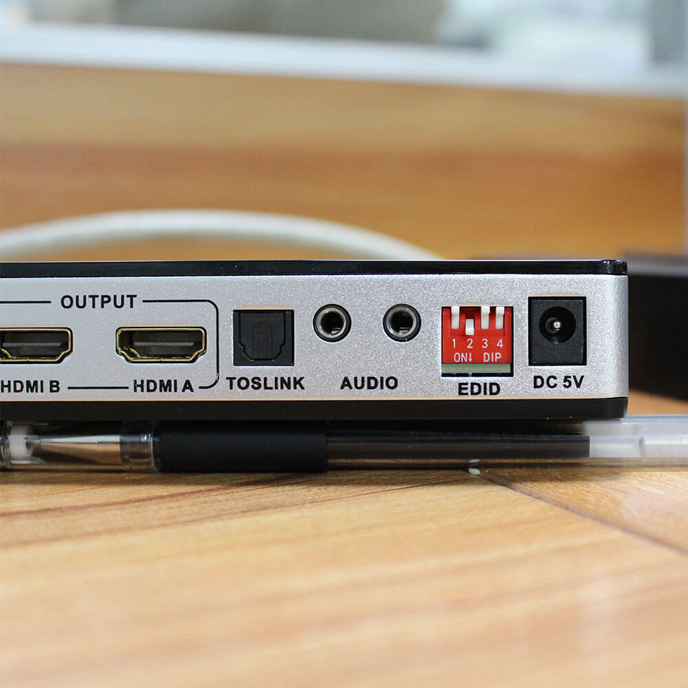 HDMI-Matrix-4x2-HDMI-2.0-4K@60Hz-18Gbps-HDR-444-CEC-4-in-2-out-V2.0 Factory